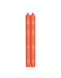 Κεριά Κηροπηγίου "Orange" 25cm Caspari (Ζεύγος)