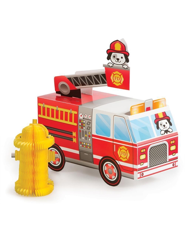 Διακοσμητικό Tραπεζιού "Flaming Fire Truck" Creative Converting