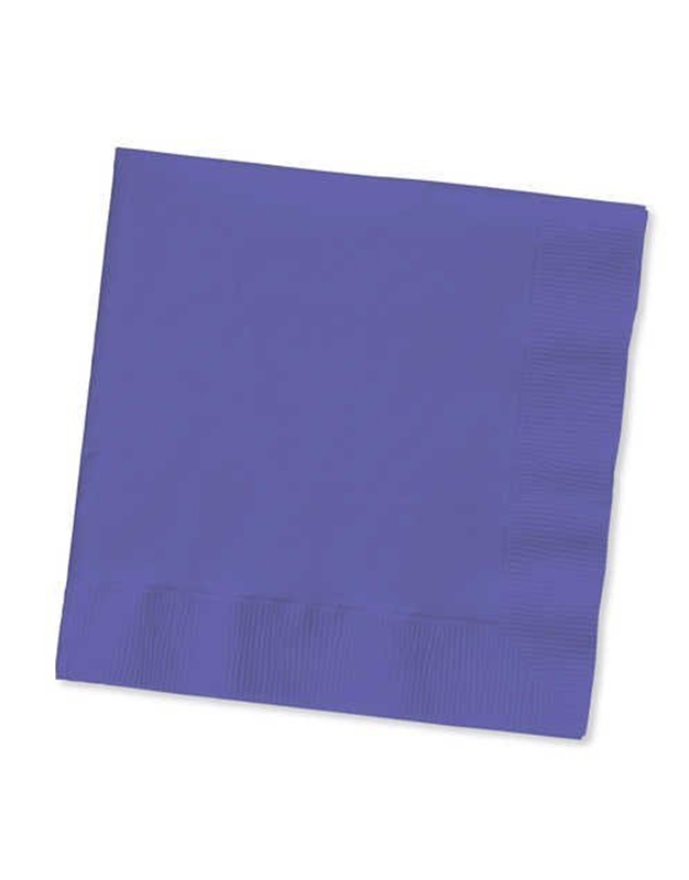 Xαρτοπετσέτες Μικρές "Purple" 12.5cm x 12.5cm Creative Converting (50 τεμάχια)