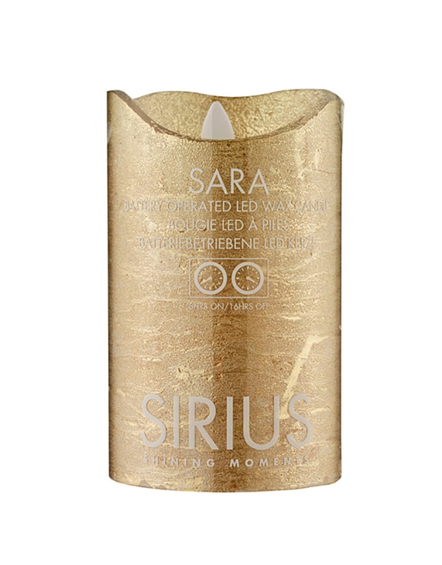 Κερί Sara Gold 12,5 εκ. - Sirius