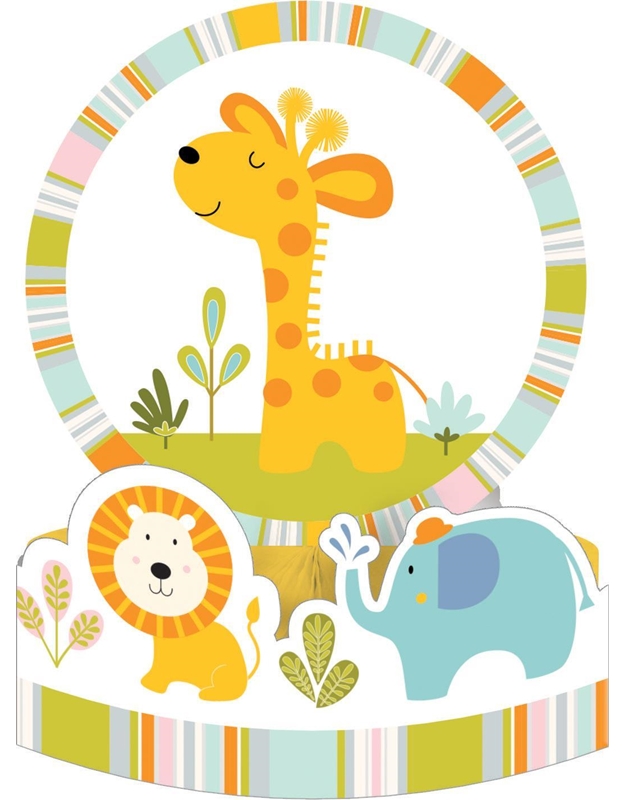 Centerpiece "Happy Jungle Giraffe" Creative Converting 
