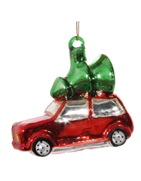 Xριστουγεννιάτικο Στολίδι Car Shiny Red 8.5 cm 52224