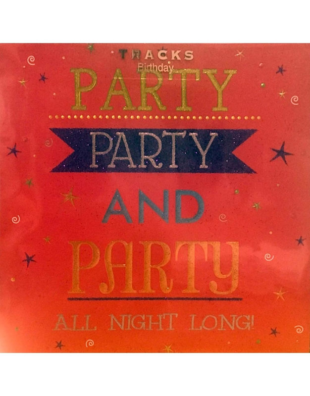 Ευχετήρια Κάρτα Γενεθλίων "Party All Night Long" Tracks Publishing