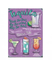 Πινακίδα Μεταλλική Mini Tequila Cocktail 