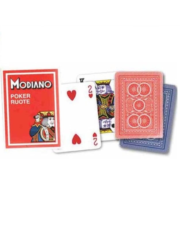 Τράπουλα "Poker Ruote" Modiano (Σε 2 χρώματα)