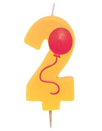 Κεράκι Μπαλόνι ''No 2'' Creative Converting