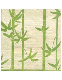 Σετ Χαρτοπετσέτες 20 Τεμαχίων (Bamboo Silk Green) 20cm x 20cm Caspari