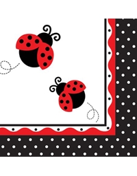 Χαρτοπετσέτες 16 τεμαχίων "Ladybug Fancy" (32.7 x 32.3 cm)  