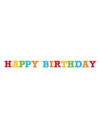 Γιρλάντα ''Happy Birthday'' Creative Converting