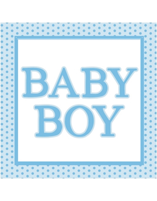 Ευχετήρια Κάρτα Bάπτισης ''Baby Boy'' Tracks Publishing