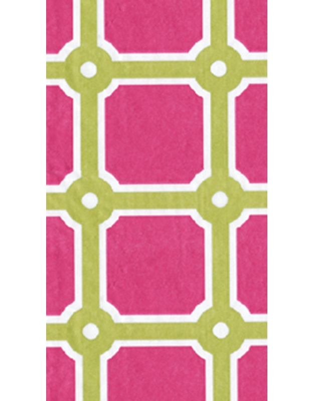 Σετ Χαρτοπετσέτες 15 Τεμαχίων ''Pink Soho'' 10.80cm x 19.80cm Caspari