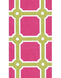 Σετ Χαρτοπετσέτες 15 Τεμαχίων ''Pink Soho'' 10.80cm x 19.80cm Caspari