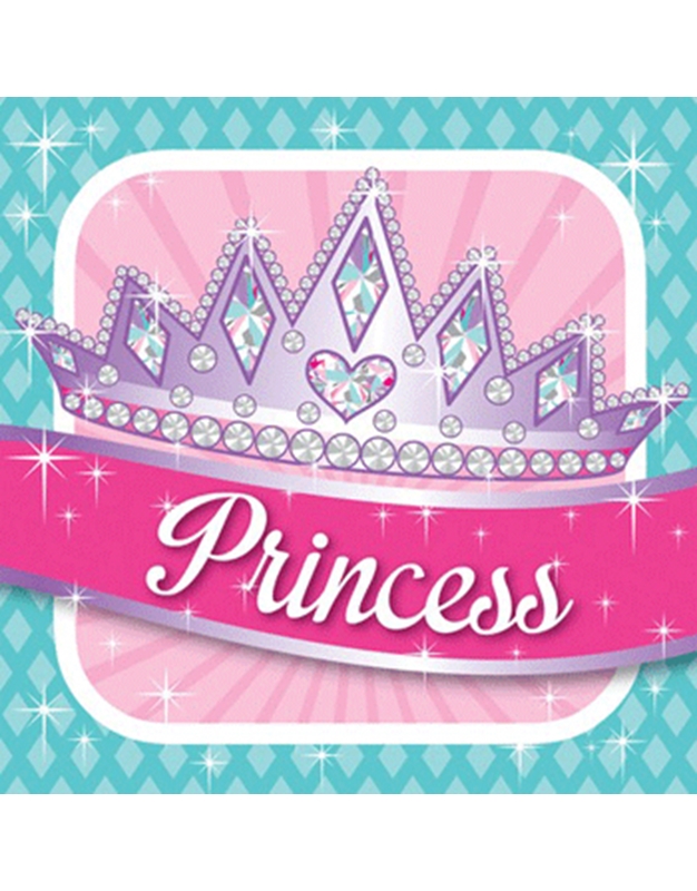 Σετ Χαρτοπετσέτες 16 τεμαχίων (32.7 x 32.3cm) ''Princess Party'' Creative Converting