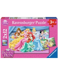 Puzzle "Βασιλικά Ζωάκια" Ravensburger (2x12 Kομμάτια)