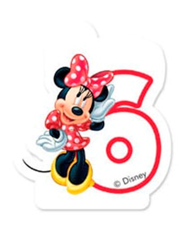 Κεράκι Γενεθλίων Minnie No6 Disney