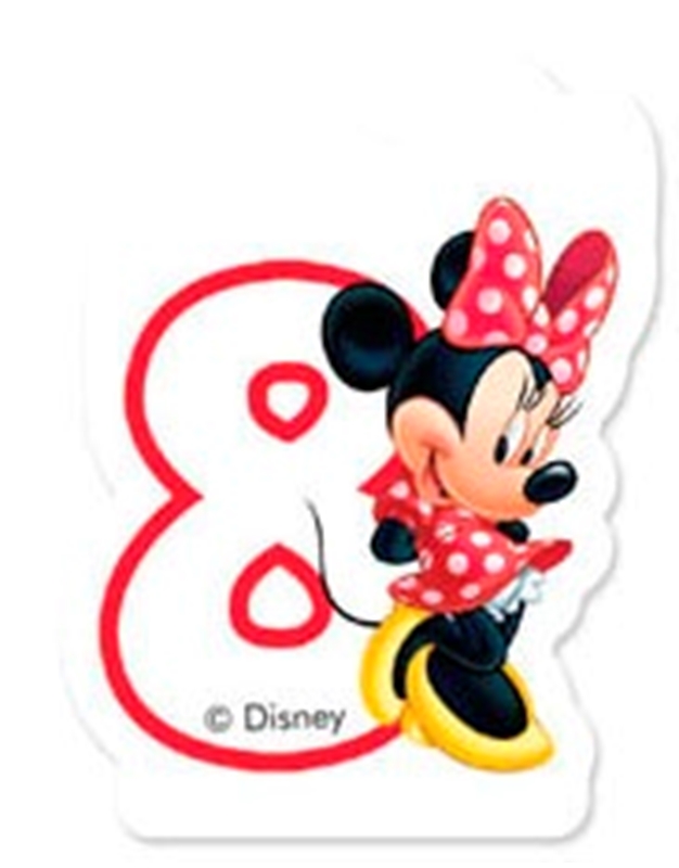 Κεράκι Γενεθλίων Minnie No8 Disney