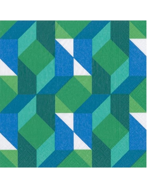 Χαρτοπετσέτες Luncheon Green Color Theory 16.5 x 16.5 cm Caspari (20 τεμάχια)