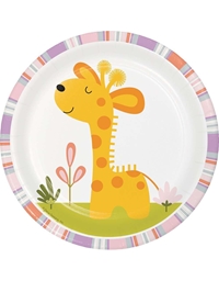 Πιάτα Μικρά "Happy Jungle Girafee" 17.4 cm Creative Converting (8 τεμάχια)