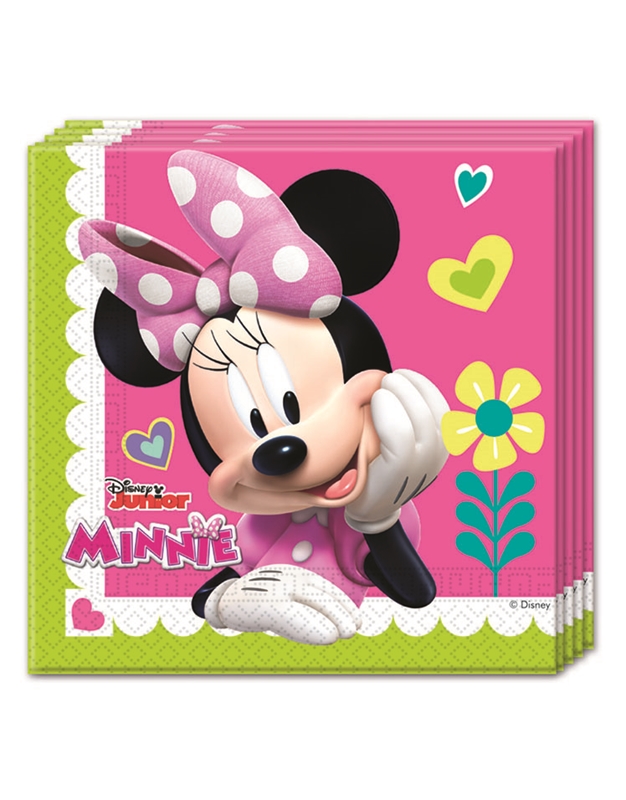 Χαρτοπετσέτες "Minnie Happy Helpers" 16.5cm x 16.5cm Disney (20 τεμάχια)