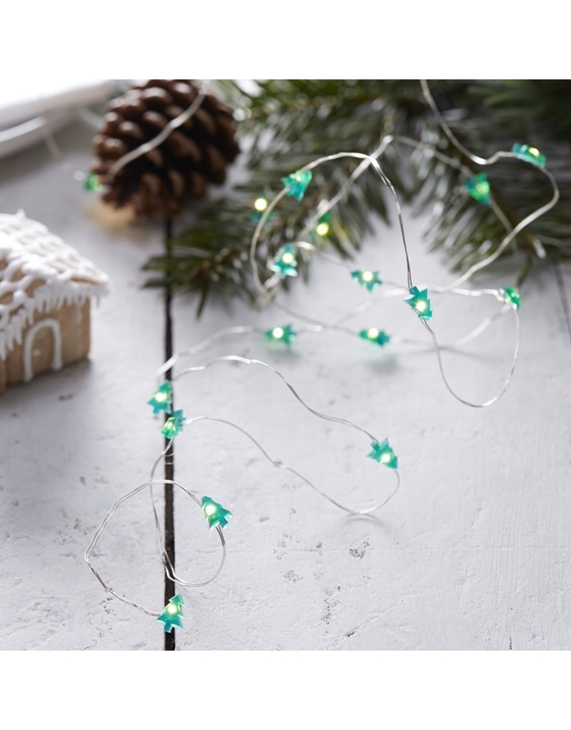 Festive Mini Tree Shaped String Lights Ginger Ray 