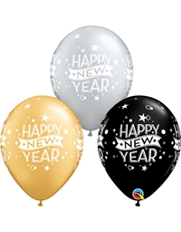 Μπαλόνια Large "New Year" Qualatex (25 τεμάχια)