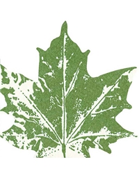 Χαρτοπετσέτες Luncheon Maple Green Leaf 16.5 x 16.5 cm Paper Design (12 Τεμαχίων)