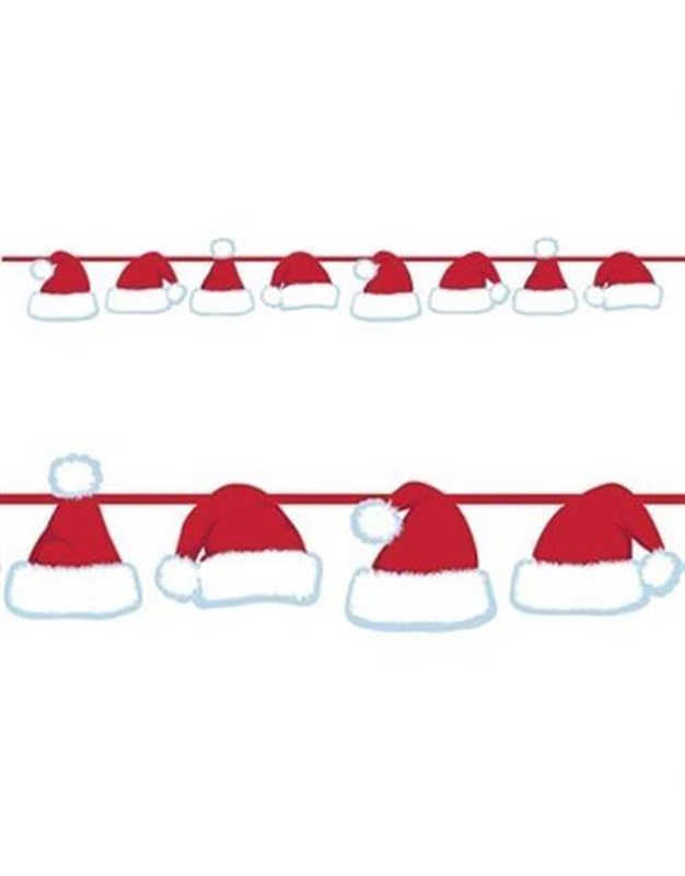 Βanner Christmas Santas Hat 290321 Creative Converting (1.52cm)