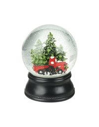 Xιονόμπαλα "Christmas Trees & Red Car" GAC234