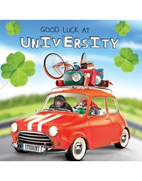 Ευχετήρια Κάρτα "Good Luck At University" Tracks Publishing Ltd