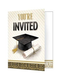 Προσκλήσεις "Classic Graduation" Creative Converting (8 τεμάχια)