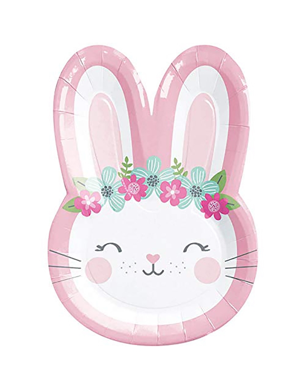 Πιάτα Μεγάλα "1st Birthday Bunny" 336654 Creative Converting