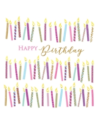 Ευχετήρια Κάρτα "Happy Birthday" Esmee Eugenie Words & Candles Tracks Publishing