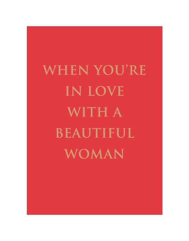 Ευχετήρια Κάρτα "When you are in Love with a Beautiful Woman" Tracks Publishing