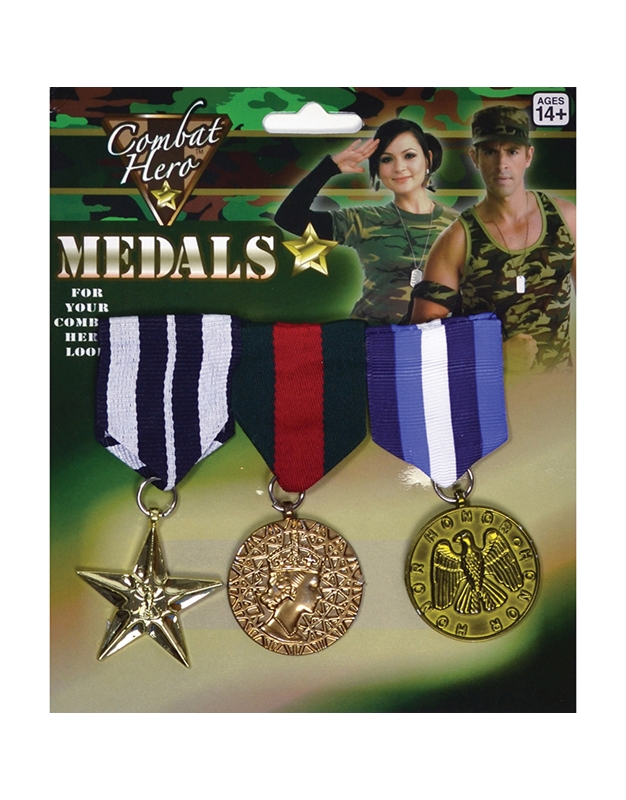 Μετάλλια Ηρώων Πολέμου Βετεράνοι Melville (3 τεμάχια)