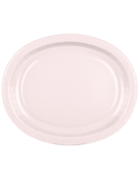 Πιάτα Xάρτινα Oβάλ Classic Pink 30.5 χ 25.4 cm Creative Converting (8 τεμάχια)