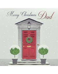 Χριστουγεννιάτικη Ευχετήρια Κάρτα "Merry Christmas Dad" Tracks Publishing Ltd XS303