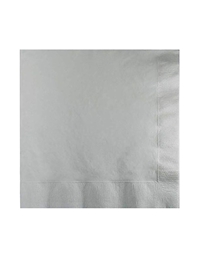 Xαρτοπετσέτες Luncheon Shimmering Silver 16.5 x16.5 cm Creative Converting (20 τεμάχια)