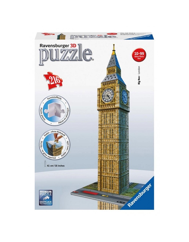 Puzzle 3D "Big Ben" Ravensburger (216 κομμάτια)