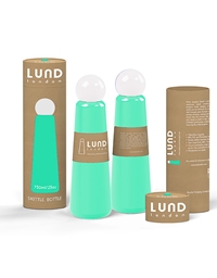 Lund London Mπουκάλι Θερμός Jumbo 750ml (Turquoise And White)