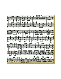 Χαρτοπετσέτες Luncheon Musica16,5 x 16,5 cm  Caspari (20 τεμάχια)
