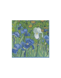 Σετ Χαρτοπετσέτες 12.5x12.5 cm "Van Gogh Irises" Caspari (20 τεμάχια)