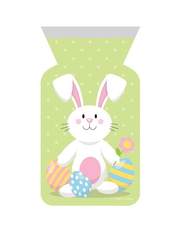 Τσάντα Δώρου "Easter Bunny Favor Zipper" Creative Converting (12 τεμάχια)