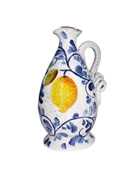 Kανάτα Olive Oil Jar ''Lemon" Kεραμική Modigliani (17cm)