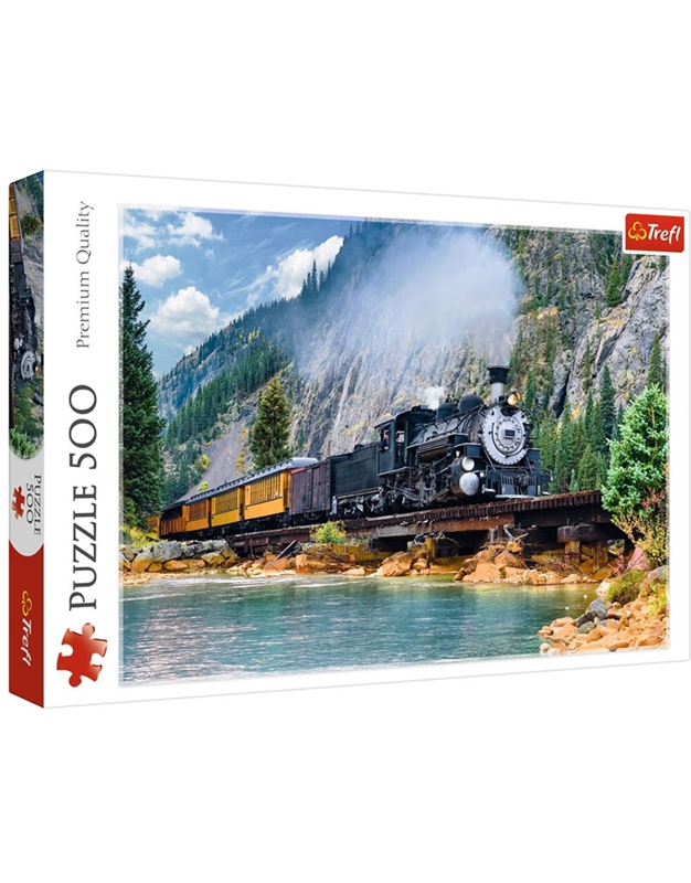 Puzzle "Mountain Train" Trefl (500 κομμάτια)