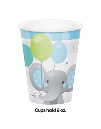 Ποτήρια "Party Elephant" 266ml Creative Converting (8 τεμάχια)