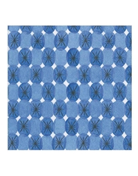Χαρτοπετσέτες "Blue Le Moderne" 12.5cm x 12.5cm Caspari (20 τεμάχια)