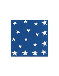 Xαρτοπετσέτες Mικρές "Stars & Stripes" 12.5cm x 12.5cm Caspari (20 Tεμάχια)