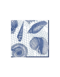 Χαρτοπετσέτες "Netting And Shells" 12.5x12.5cm Caspari