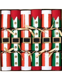 Crackers "Santa And Elf Costumes" Caspari (6 Tεμάχια)