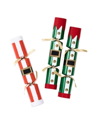 Crackers "Santa And Elf Costumes" Caspari (6 Tεμάχια)